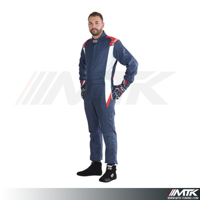 Combinaison intégrale GT2i Race 3 Bleu Marine/Rouge